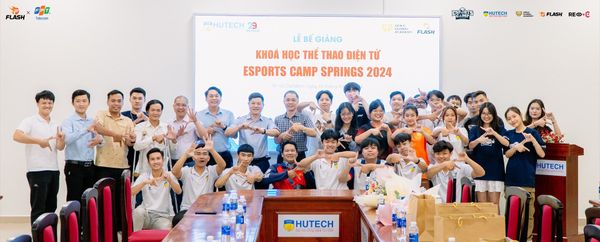 “Esports Camp Spring 2024” - Khoá đào tạo Thể thao điện tử của Team Flash phối hợp cùng HUTECH thành công rực rỡ