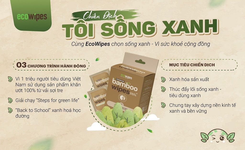 EcoWipes Việt Nam chính thức khởi động chiến dịch 