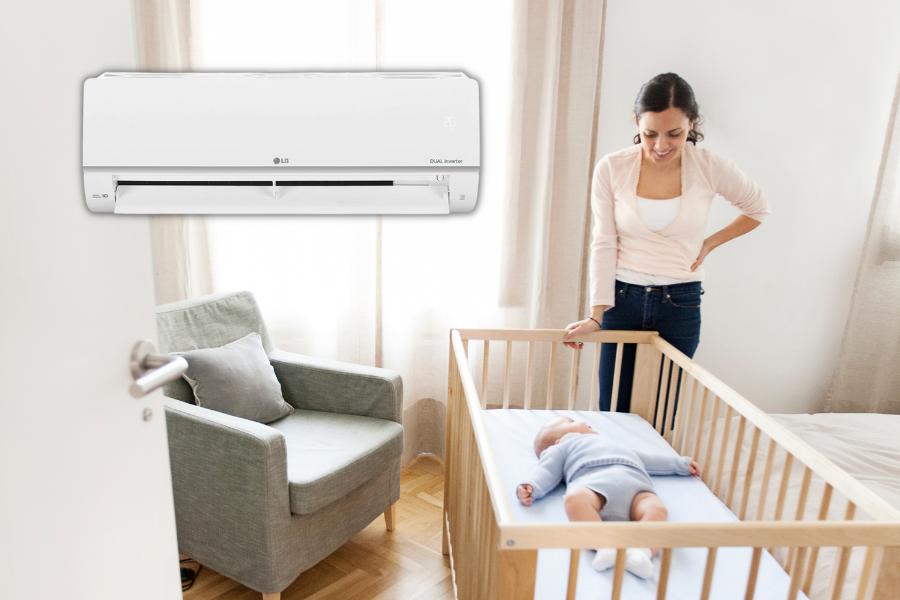 7 Kinh nghiệm khi cho trẻ nhỏ nằm phòng điều hòa