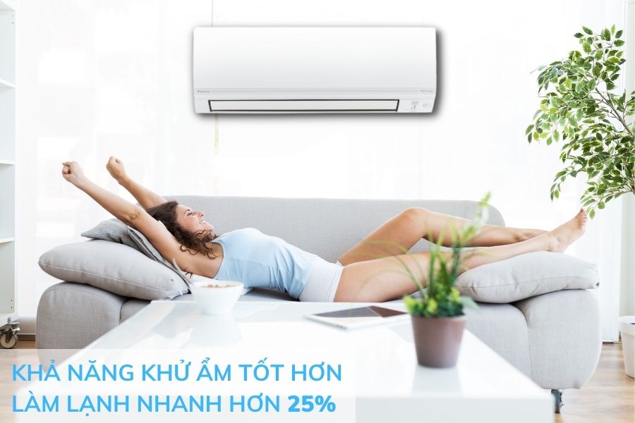Điều hòa Daikin Inverter 2 chiều 12000 BTU FTHF35XVMV