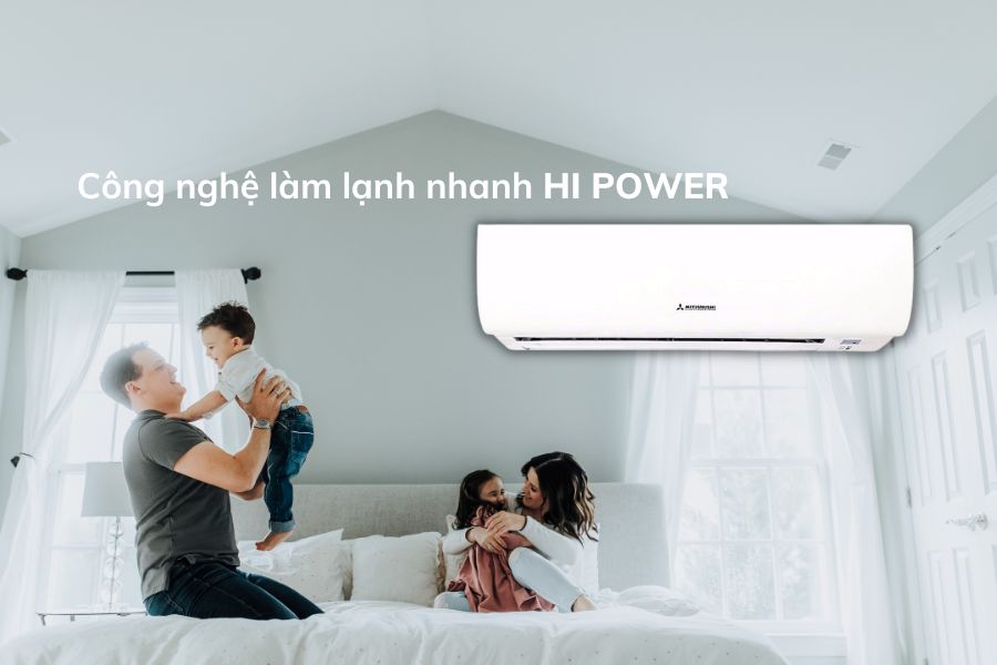 Công nghệ làm lạnh nhanh Điều hòa Mitsubishi Heavy 9000 Btu 1 chiều SRKSRC09CTR-S5