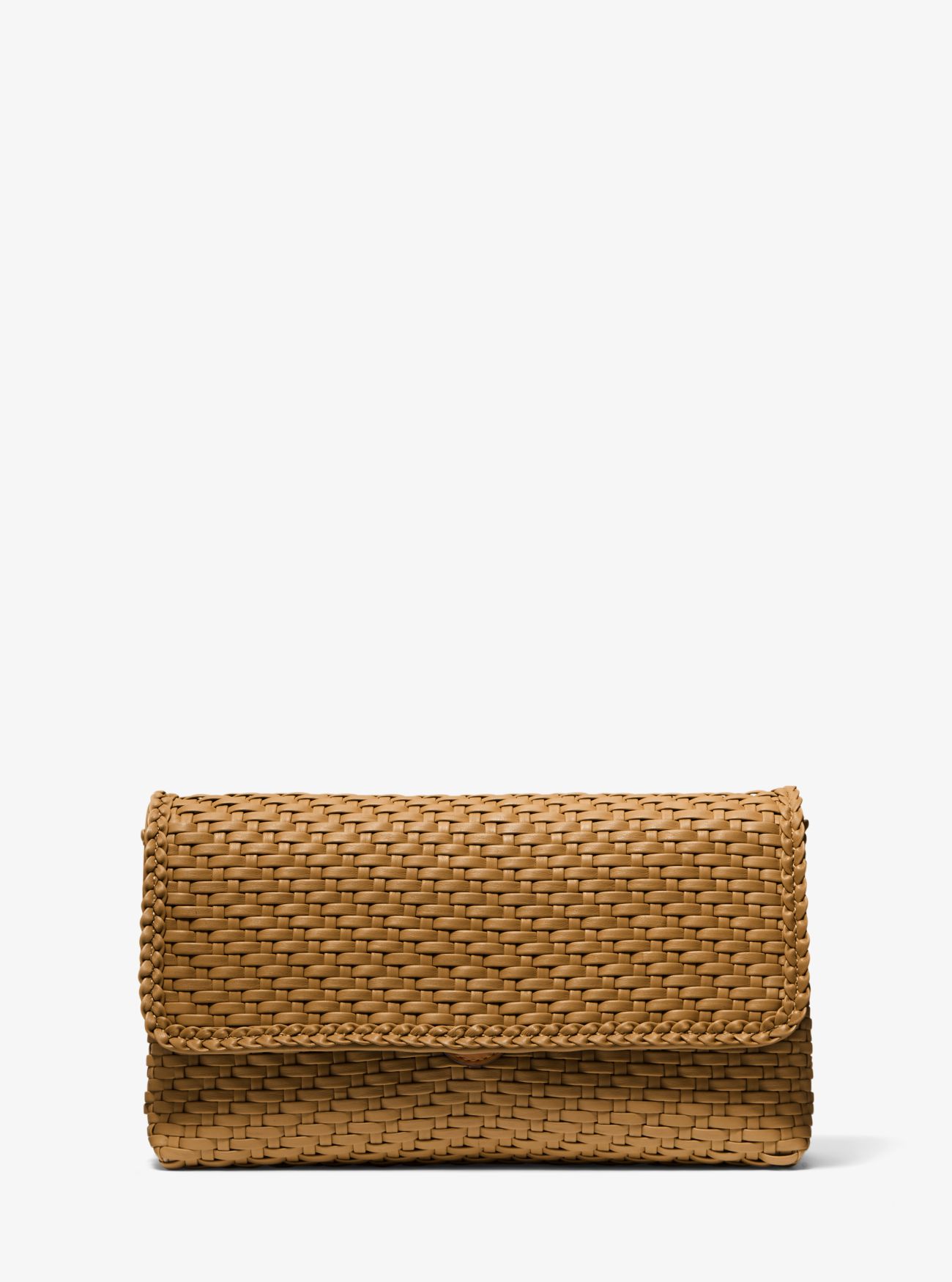 Clutch Gập Carole Hand Woven Leather 2022   Factory Outlet