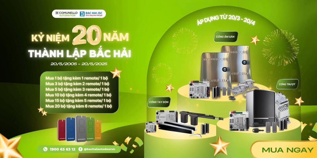 TRI ÂN KHÁCH HÀNG: NHÂN DỊP KỶ NIỆM 20 NĂM THÀNH LẬP BẮC HẢI GROUP