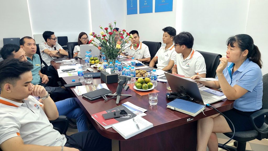 Đoàn đại diện công ty Homegy sang tham quan, tìm hiểu sản phẩm của Bắc Hải