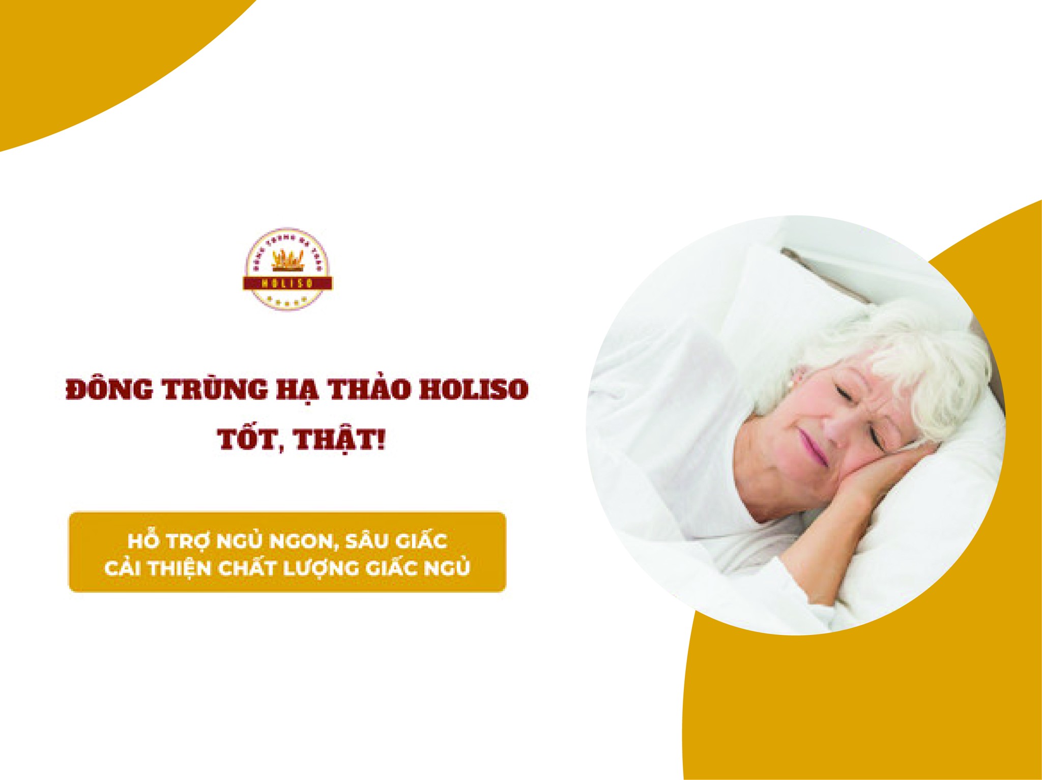 HỖ TrỢ ChỨng MẤt NgỦ HiỆu QuẢ VỚi ĐÔng TrÙng HẠ ThẢo Đông Trùng Hạ Thảo Holiso 