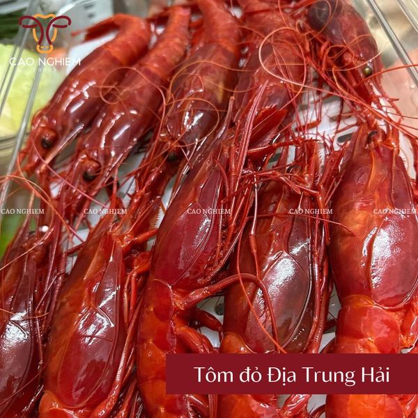 Tôm đỏ Địa Trung Hải là loại hải sản quý hiếm và mang lại nhiêu giá trị dinh dưỡng
