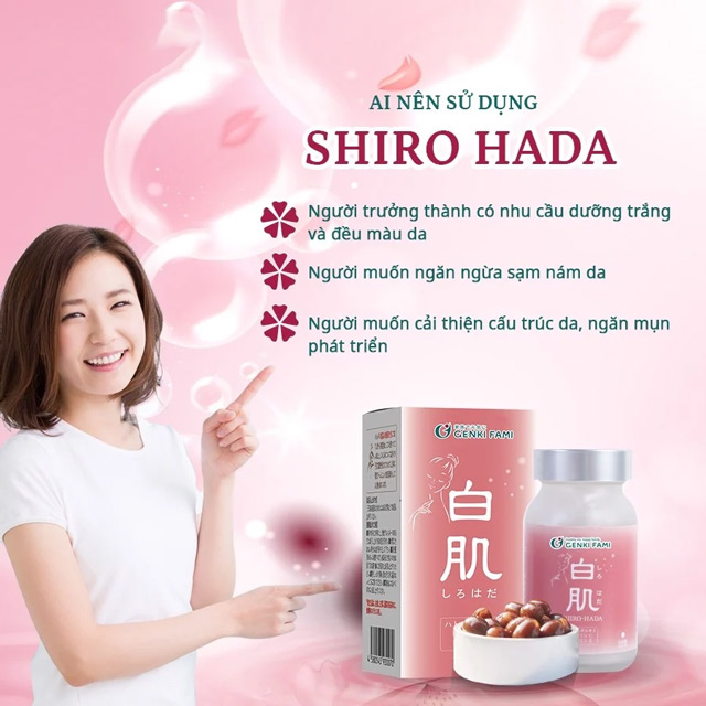 Genki Fami Shiro - Hỗ trợ chống oxy hóa da, mang đến làn da mịn màng