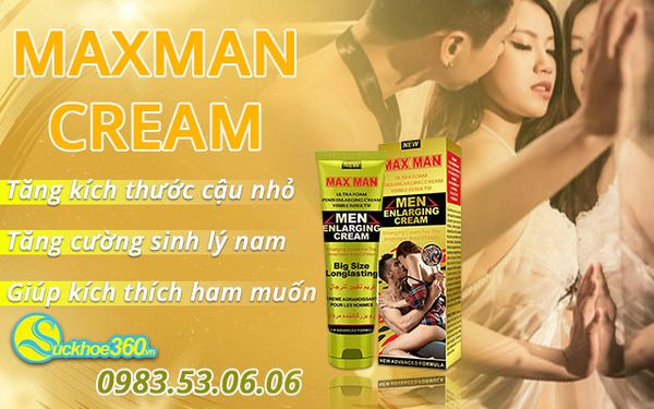 công dụng maxman cream