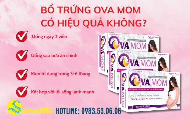 Hướng dẫn sử dụng Ova Mom đúng cách