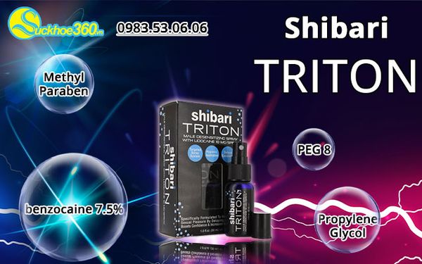 thành phần shibari triton spray