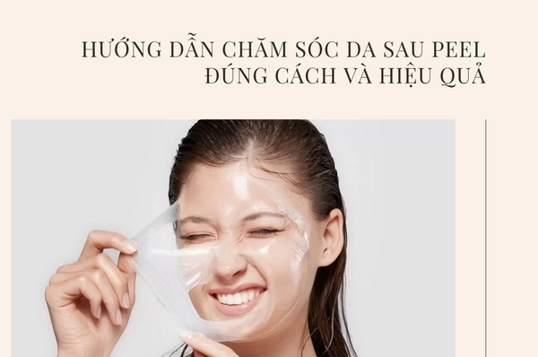chăm sóc da sau peel