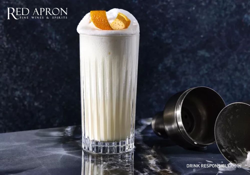 Ramos Gin Fizz – creamy gin cocktail with citrus and soda