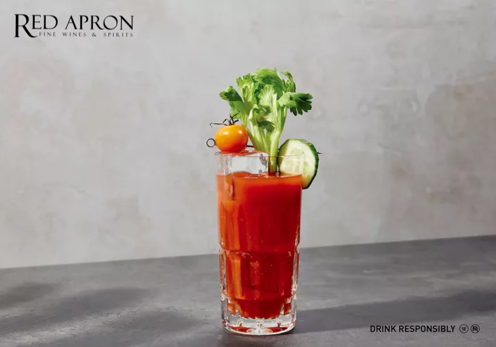 Red Snapper – savory gin cocktail inspired by Bloody Mary