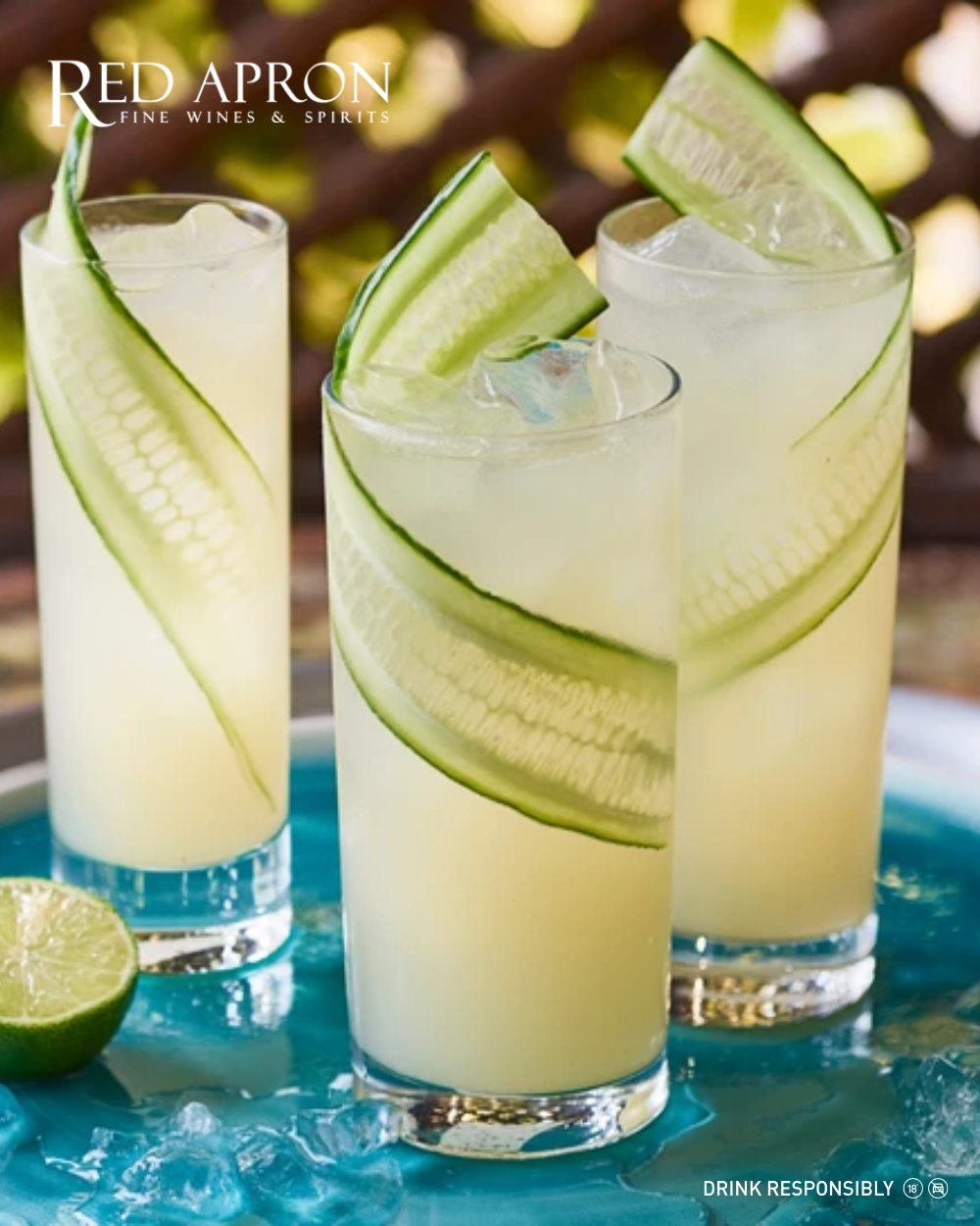 English Garden – summer gin cocktail with cucumber and elderflower