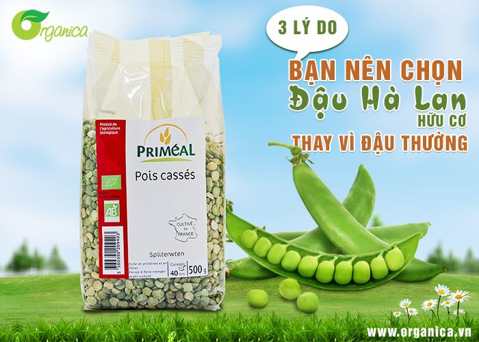 3 lý do bạn nên chọn đậu Hà Lan hữu cơ thay vì đậu thường