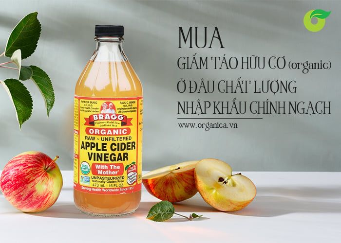 Mua giấm táo hữu cơ (organic) ở đâu chất lượng, nhập khẩu chính ngạch?