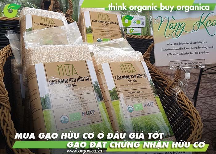 Mua gạo hữu cơ ở đâu giá tốt, gạo đạt chứng nhận hữu cơ