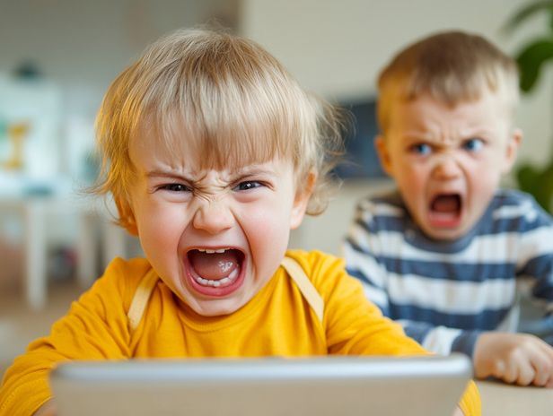 Màn hình điện tử và cơn giận dữ của trẻ: Mối quan hệ đáng lo ngại