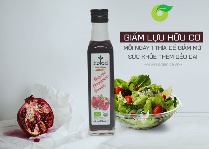Giấm lựu hữu cơ: Mỗi ngày 1 thìa để giảm mỡ, sức khỏe thêm dẻo dai