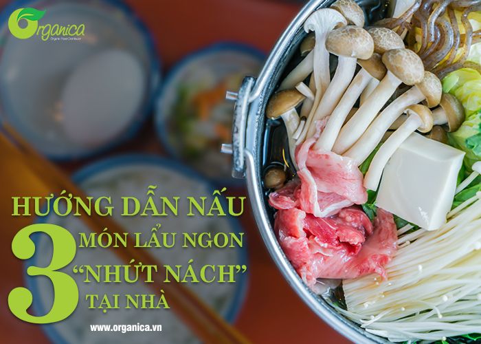 Hướng dẫn nấu 3 món lẩu ngon “nhức nách” tại nhà