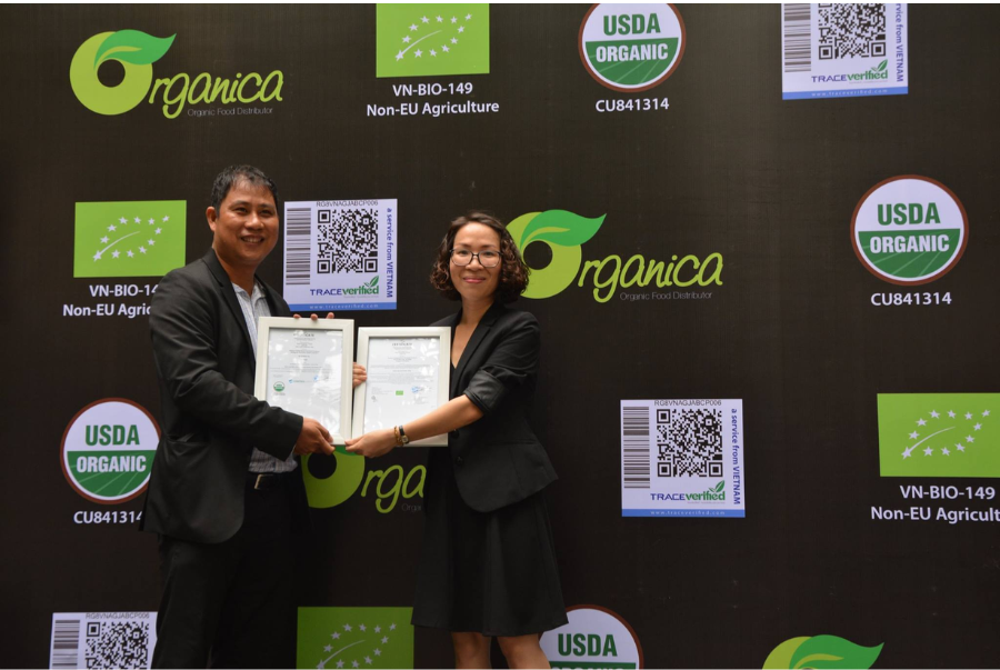ORGANICA - 2015 Là Trang trại rau đầu tiên của Việt Nam được Mỹ, EU chứng nhận hữu cơ