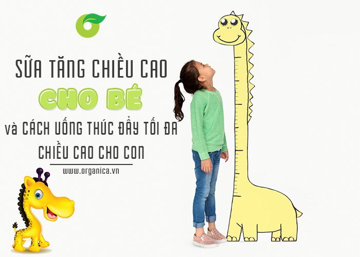 Sữa tăng chiều cao cho bé và cách uống thúc đẩy tối đa chiều cao cho con