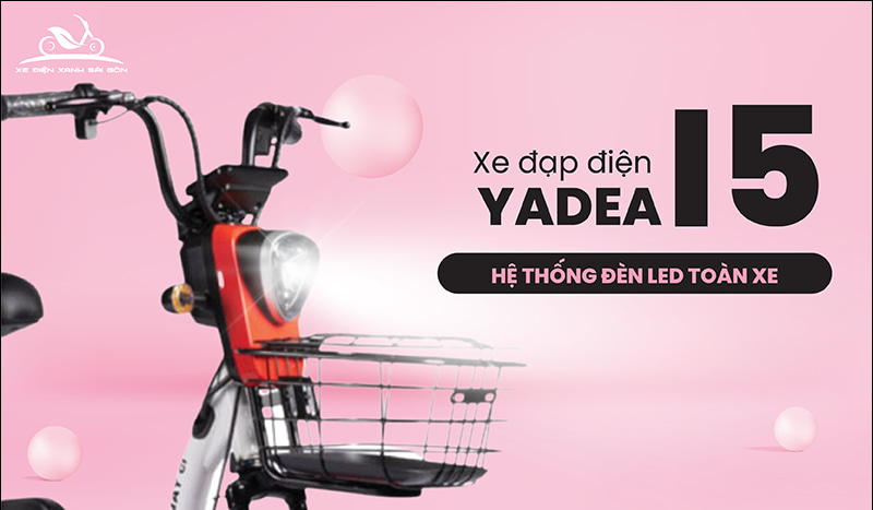 Hệ thống đèn của xe đạp điện Yadea I5