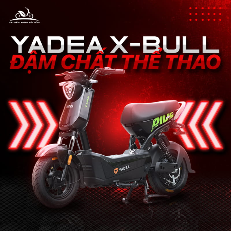 Kiểu dáng thiết kế của xe máy điện Yadea X-Bull