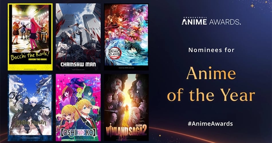 Các Hạng Mục đề Cử Trong Crunchyroll Anime Awards