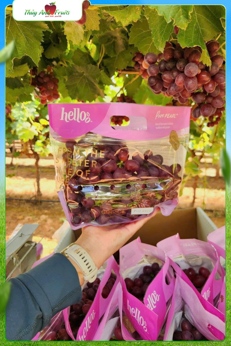 Content bán hoa quả - Nho kẹo Úc