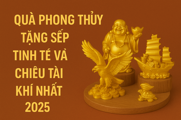 Quà phong thủy tặng sếp tinh tế và chiêu tài khí nhất 2025 Quà phong thủy tặng sếp tinh tế và chiêu tài khí nhất 2025