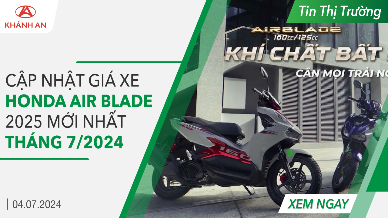 Cập nhật giá xe Honda Air Blade 2025 mới nhất