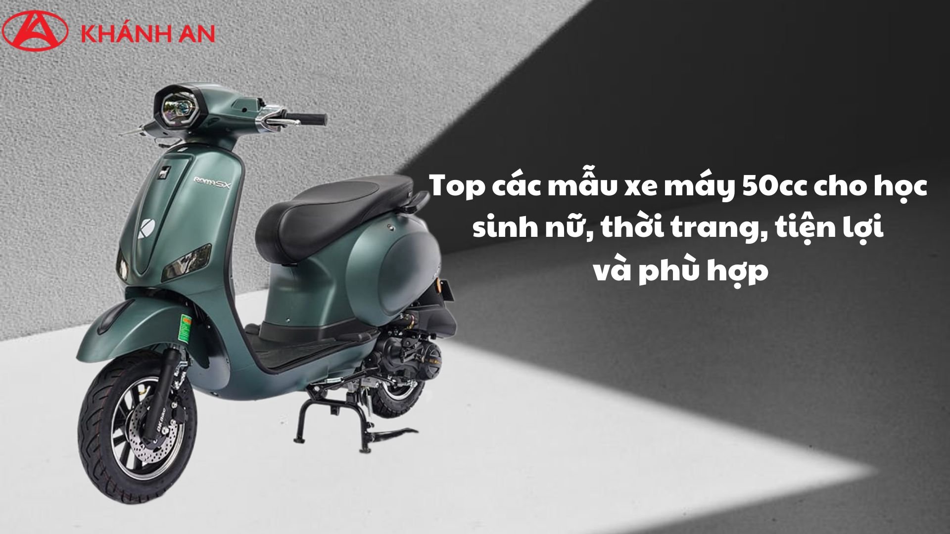 xe máy 50cc cho học sinh nữ