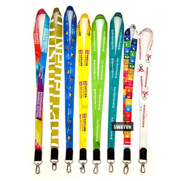 dây đeo thẻ in theo yêu cầu