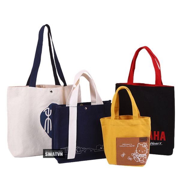 in túi tote vải canvas