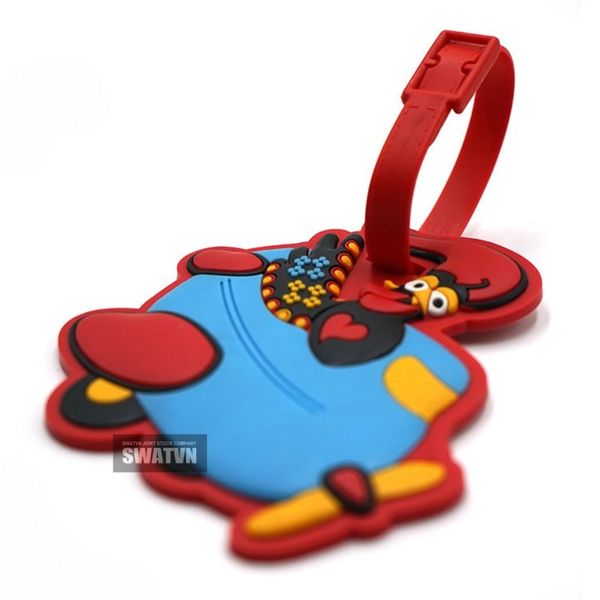 thẻ tên gắn vali bằng cao su