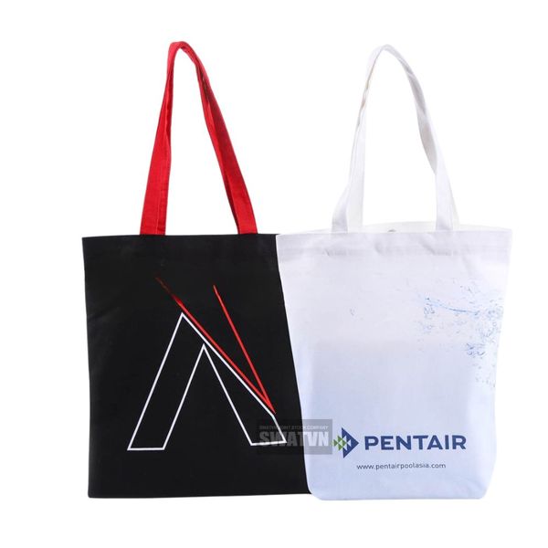túi tote canvas in logo