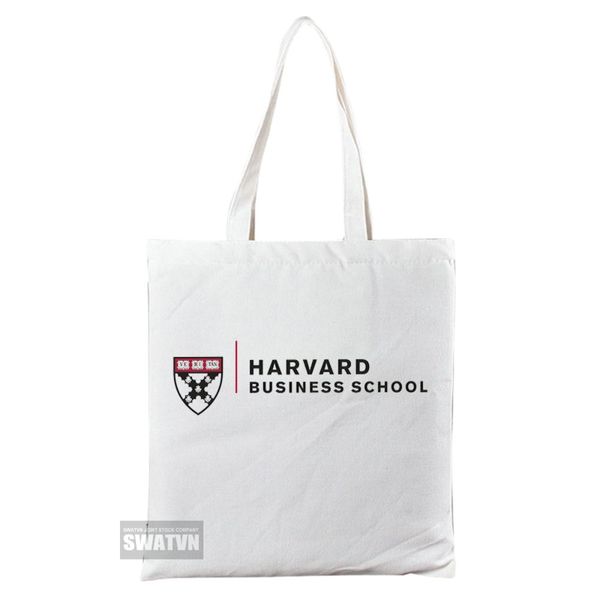 túi tote canvas in logo