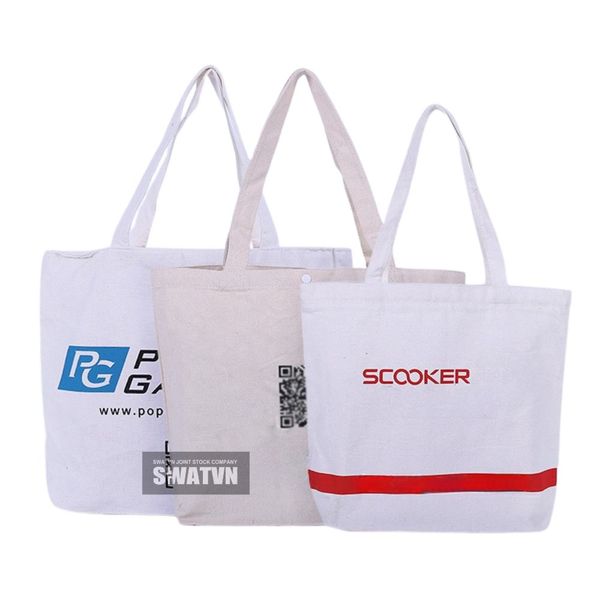 túi tote vải canvas in logo