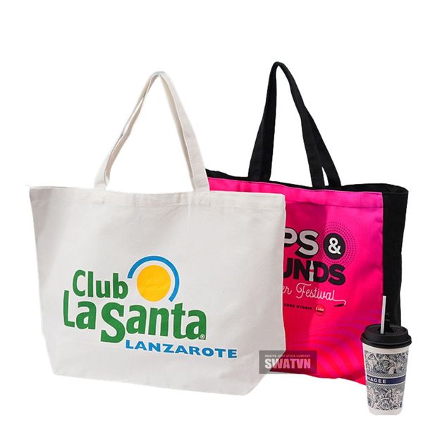 túi tote vải canvas in logo