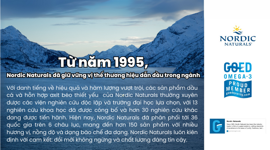 nhathuocvietnhat.vn - Nordic Naturals tuân thủ các tiêu chuẩn cao của GOED về chất lượng dầu cá, đặc biệt là hàm lượng và độ tinh khiết của dầu cá Omega 3