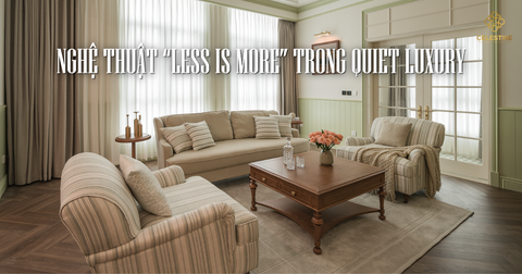 “Less is More” trong Quiet Luxury - Tối giản nhưng không đơn điệu