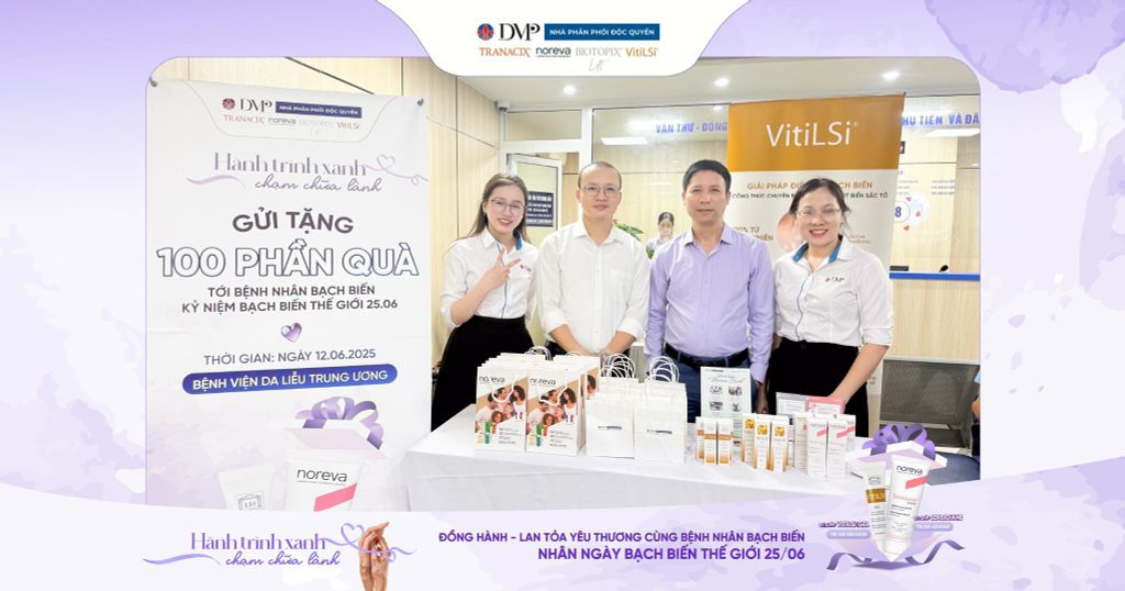 DMP VIỆT PHÁP ĐỒNG HÀNH CÙNG BỆNH VIỆN DA LIỄU TRUNG ƯƠNG TRAO TẶNG 100 PHẦN QUÀ CHO BỆNH NHÂN THĂM KHÁM TẠI BỆNH VIỆN