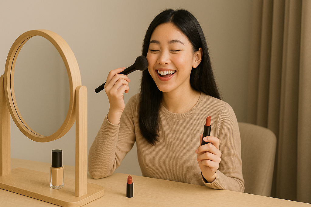 PHẤN TRANG ĐIỂM ĐƯỢC LÀM TỪ GÌ? GIẢI MÃ BÍ MẬT ĐẰNG SAU LỚP PHẤN MỊN MÀNG