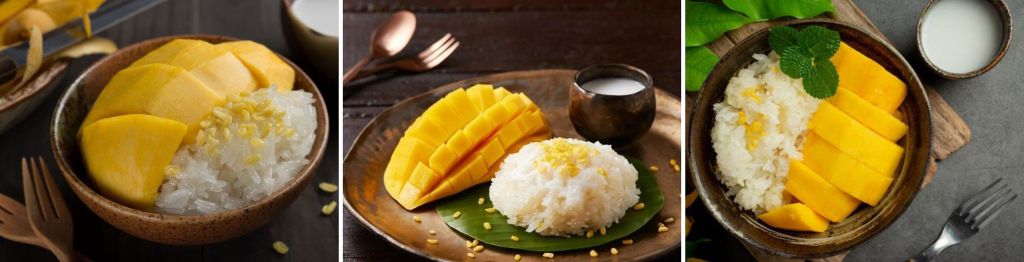 2 cách làm xôi xoài Thái Lan thơm ngon, chuẩn vị