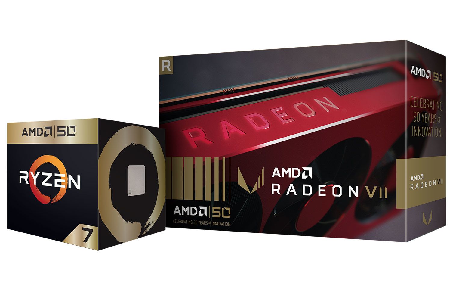 AMD công bố CPU Ryzen và VGA Radeon phiên bản kỉ niệm 50 năm.