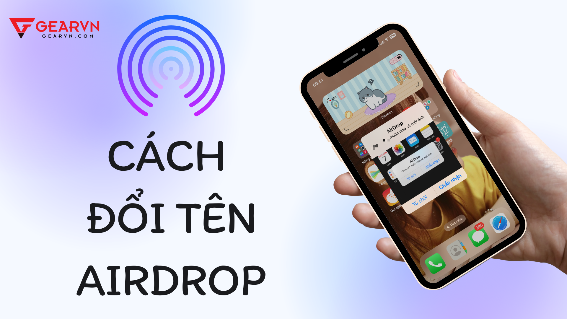 cách đổi tên airdrop trên iphone