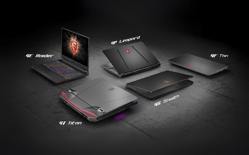 Phân loại các dòng laptop MSI theo từng phân khúc