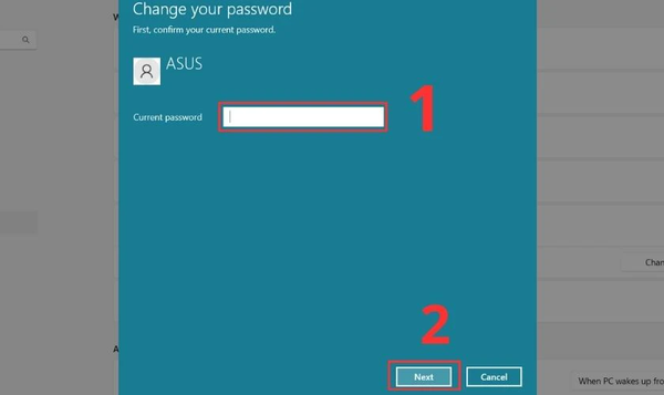 Đặt mật khẩu với Settings