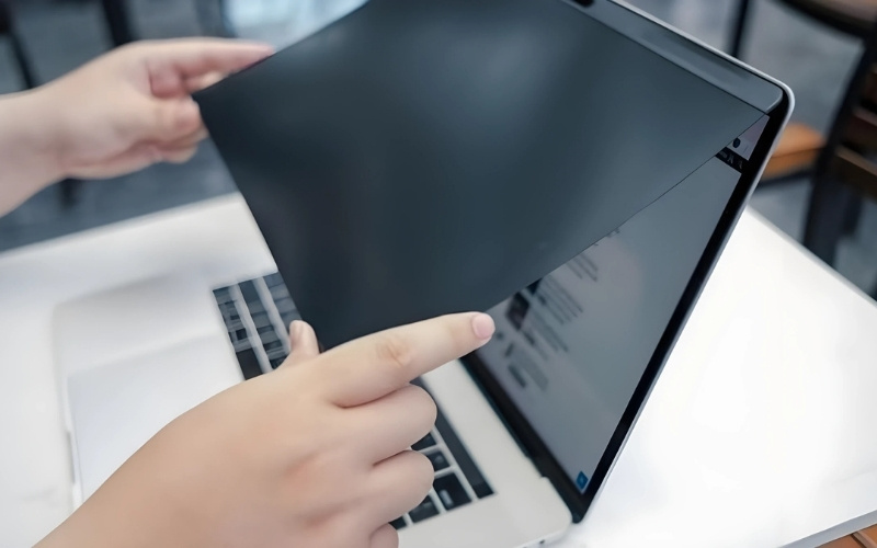 Luôn đảm bảo miếng dán vừa khít với kích thước màn hình laptop